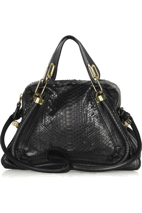 chloe mini paraty bag|chloe black python bag.